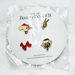 Sephora Beauty Insider Collectible Pin Set Complete Set - New